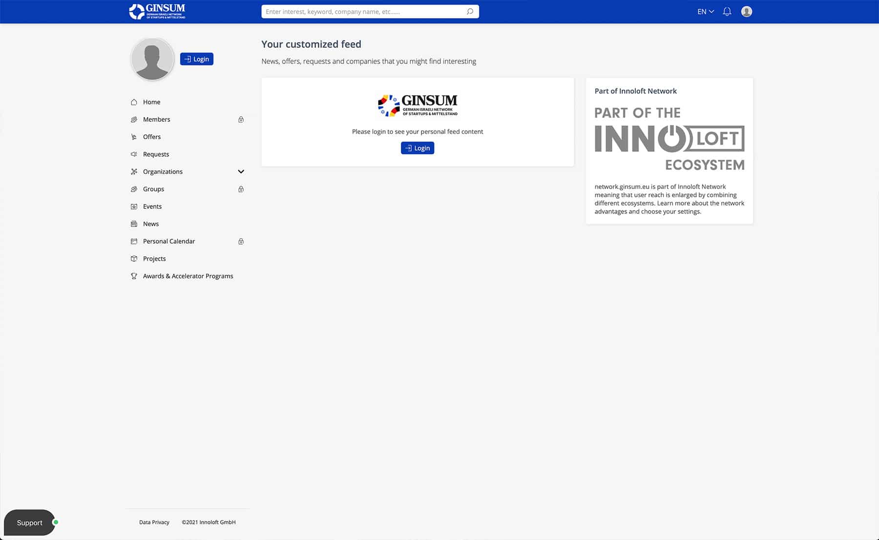 GINSUM Community Innoloft