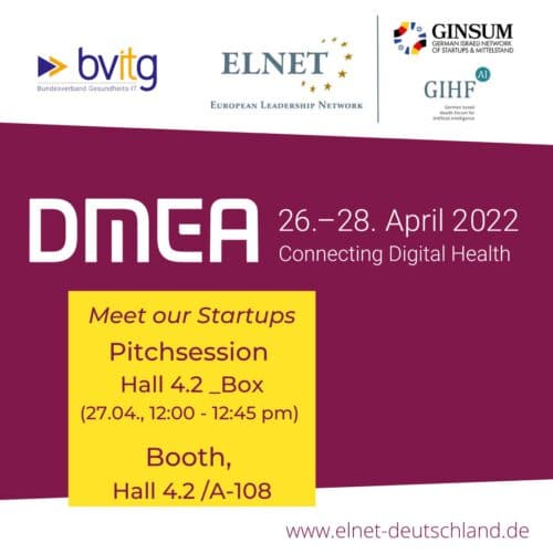 GINSUM @ DMEA - Digital Medical Expertise & Applications