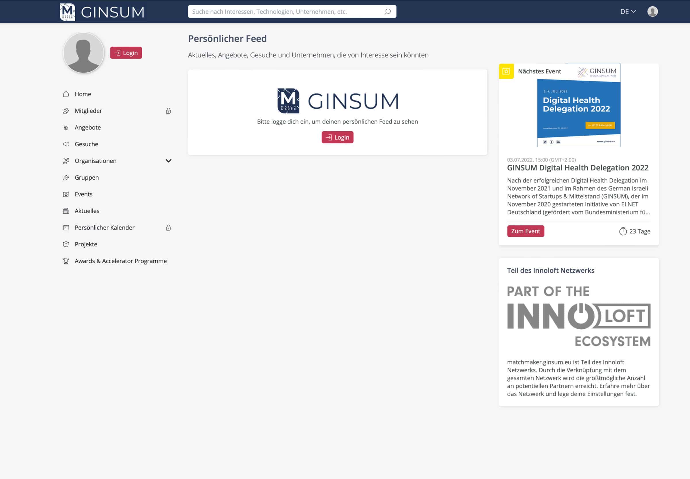 GINSUM Matchmaker
